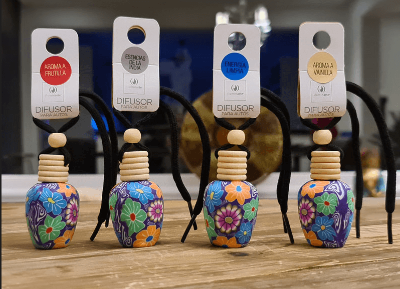Difusores para auto con esencias naturales
